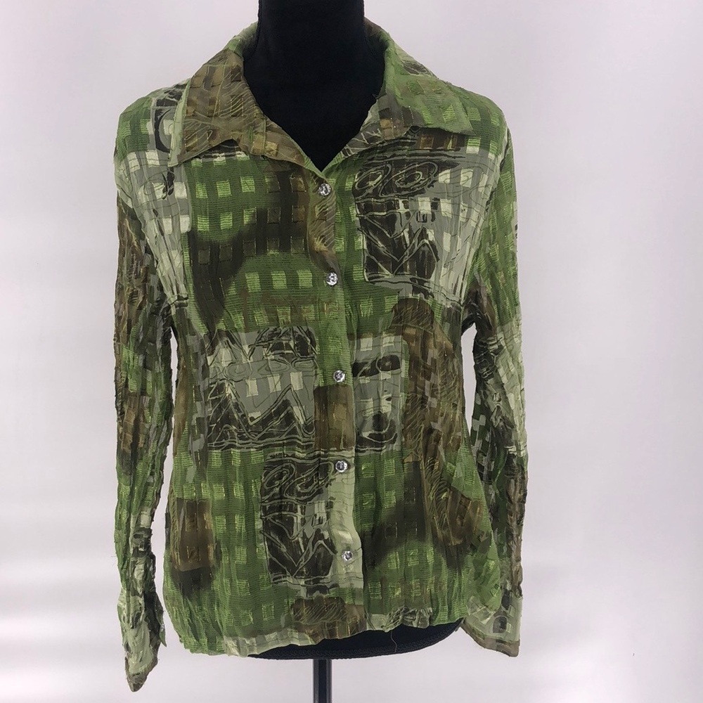 Jaipur mint green blouse